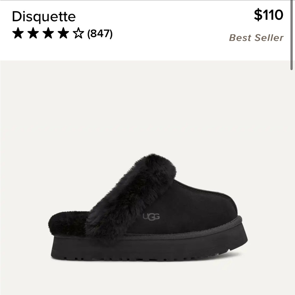 UGG Disquette Sheepskin Slipper